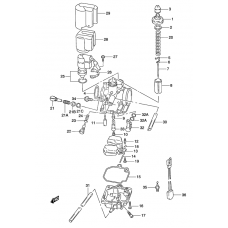 Carburetor assy              

                  Model ay50wr k1/k2