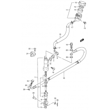 Rear master cylinder