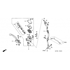 Fr. brake master cylinder              

                  VFR800