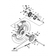 Rear wheel complete assy