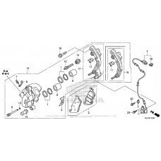 Передний тормозной суппорт