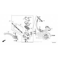 Передний тормозной цилиндр