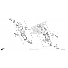 Rear shock absorber (2)