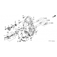 Rear crankcase cover