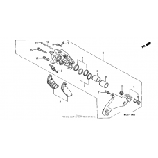 Rear brake caliper (1)