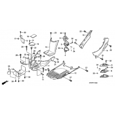 Floor panel/pillion step