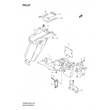 Rear fender              

                  Without abs