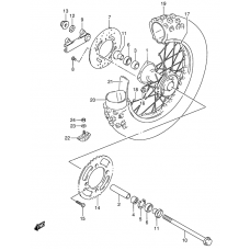 Rear wheel complete assy              

                  Rm85lk4