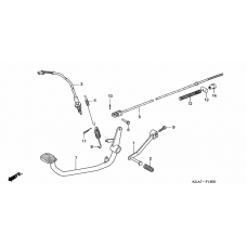 Brake pedal assy