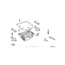 Cd changer attachment kit