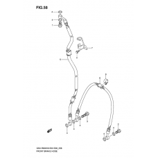 Front brake hose