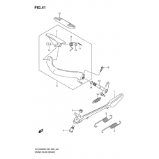 Stand-rear brake