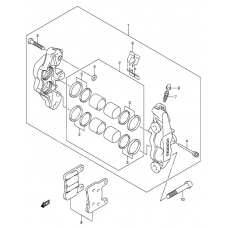 Front caliper              

                  Gsx-r600k4/u2k4/u3k4/k5/u2k5/u3k5