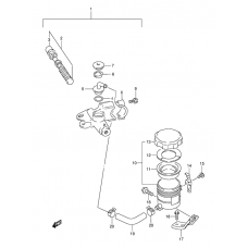 Front master cylinder