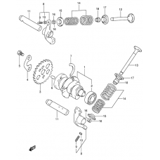 Cam shaft/valve