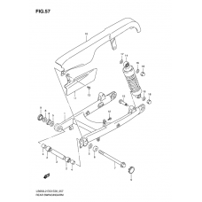 Rear swinging arm