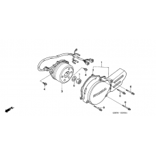 Left crankcase cover              

                  CR85R5,6/RB5,6