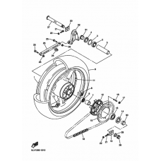 Rear wheel complete assy