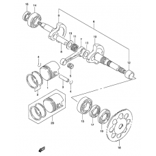 Crankshaft              

                  Model ay50wr k1/k2/ay50w k3/k4