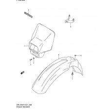 Front fender              

                  Dr-z400y/ey/k1/ek1 e1, dr-z400ey p37