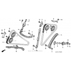 Cam chain + tensioner