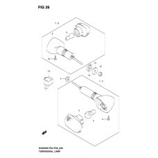 Turnsignal front & rear lamp              

                  Model k3