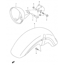 Headlamp housing              

                  Model k2