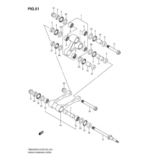 Rear cushion lever