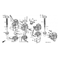 Carburetor assy              

                  COMPONENT PARTS