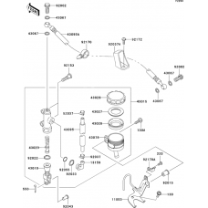 Rear master cylinder