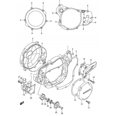 Crankcase cover-water pump              

                  Model k3/k4/k5/k6