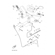 Steering handle & cable