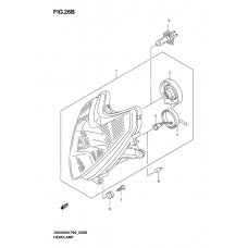 Headlamp              

                  Gs500fk4/k5/k6/fuk4/k5/k6 p2,  p19,  p54