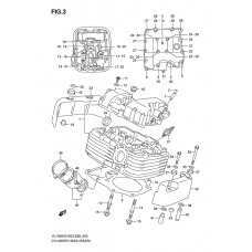 Cylinder head              

                  Rear