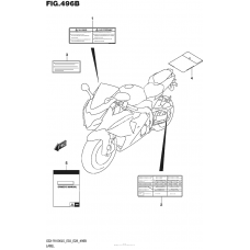 Информационные наклейки (Gsx-R1000L5 E28)