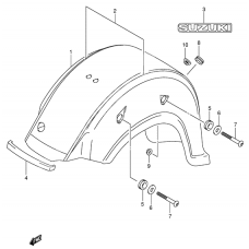 Rear fender              

                  Vl800k4