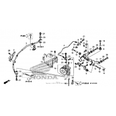 Rear valve unit (cbr600ra)
