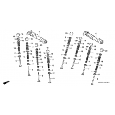 Camshaft/valve              

                  REAR