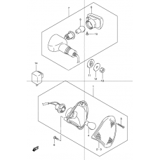 Turnsignal front & rear lamp