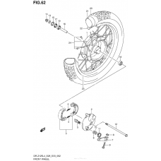 Переднее колесо (Dr-Z125L4 E28)