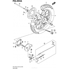 Заднее колесо (Dr-Z125L6 E28)