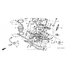 Cylinder head (rr.)