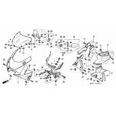 Upper cowling assy              

                  CBR900RR2,3