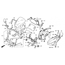 Cowling comp              

                  CBF600S8/SA8