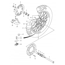 Rear wheel complete assy              

                  Model k3