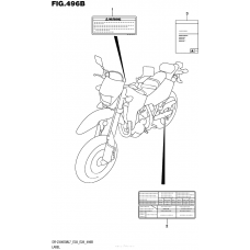 Информационные наклейки (Dr-Z400Sml7 E28)