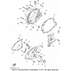 Crankcase cover              

                  1