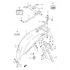 Rear fender              

                  Model y