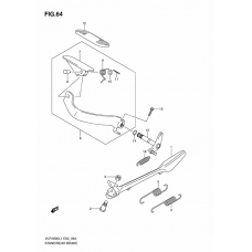 Stand-rear brake