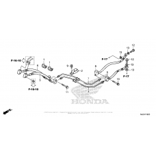 Задний тормозной шланг